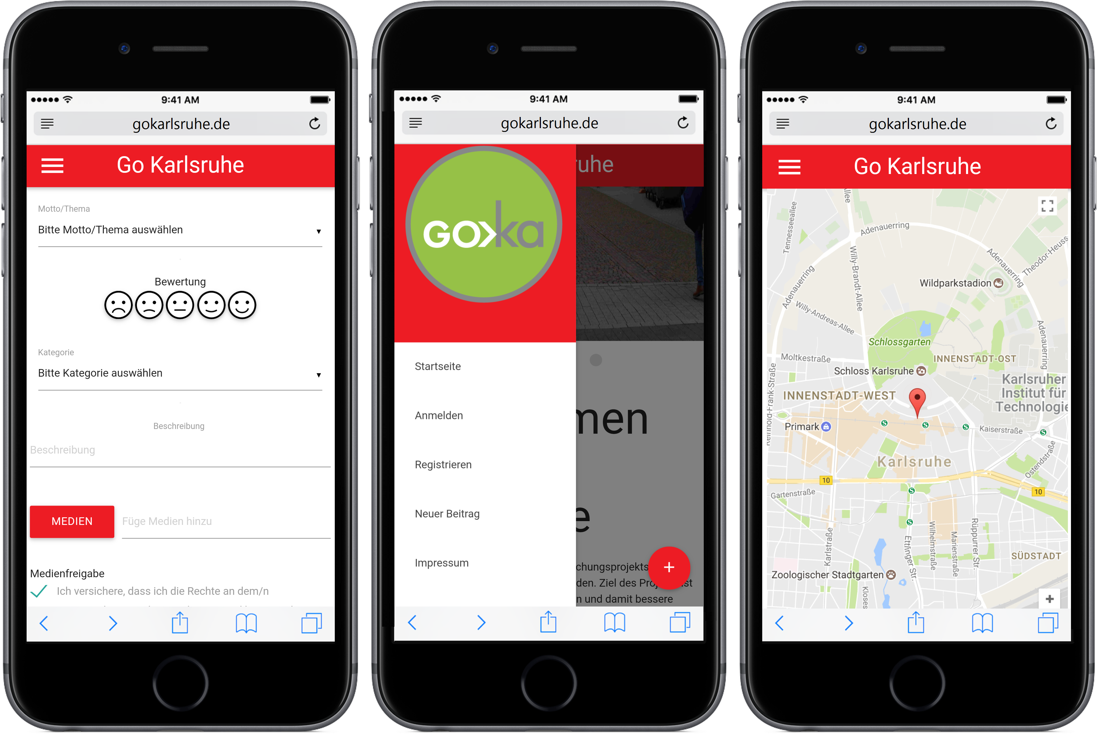 iOS10 Safari iPhone Webapp goKarlsruhe