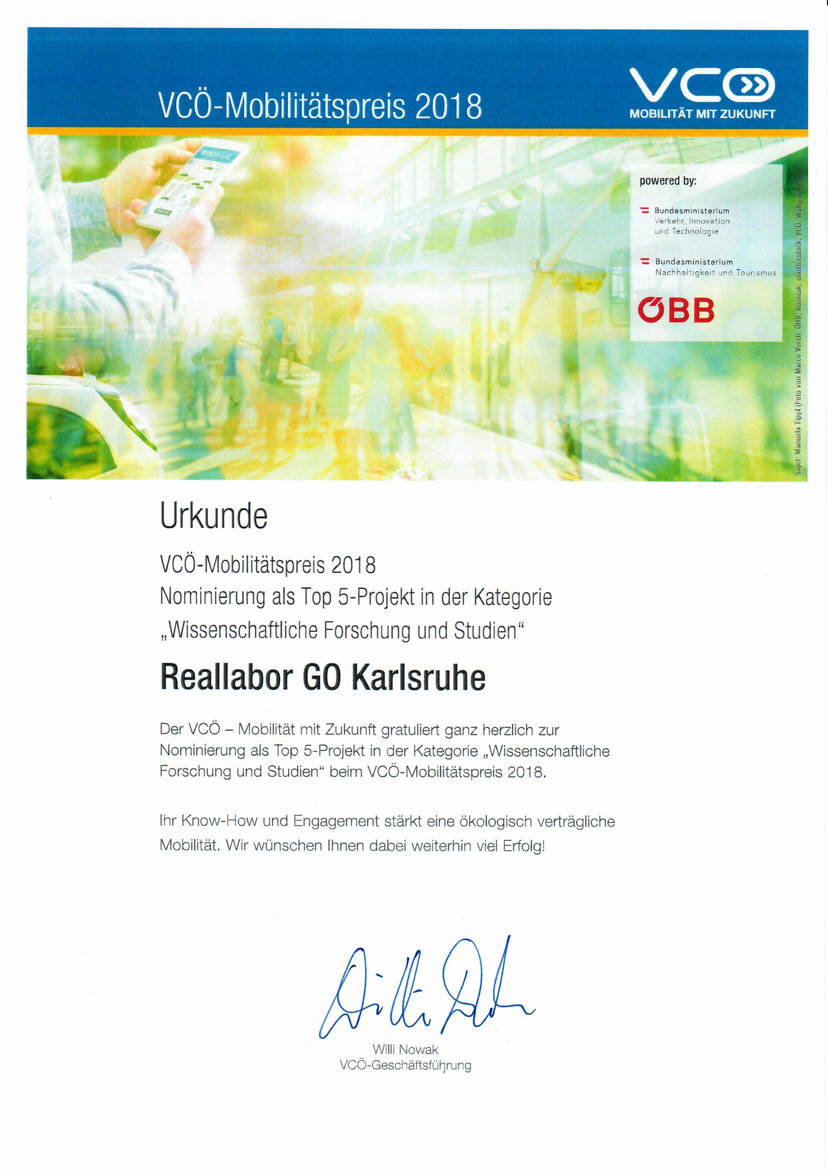 Scan_TOP5 VCO-Preis Urkunde